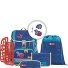  Set di borse per la scuola 2in1 Plus Reflect 6 pezzi. Variante rainbow colibri