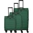  Skaii 4 ruote Set di valigie 3 pezzi espandibile Variante green