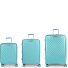  Queens 4 ruote Set di valigie 3 pezzi espandibile Variante verde menta