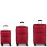 Cloud 4 ruote Set di valigie 3 pezzi con piega di espansione Variante rojo Cloud 4 ruote Set di valigie 3 pezzi con piega di espansione Variante rojo