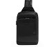 Borsa a tracolla Monospalla in pelle 31 cm Variante black Borsa a tracolla Monospalla in pelle 31 cm Variante black