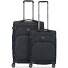  Gateway 4 ruote Set di valigie 2 pezzi con piega di espansione Variante black