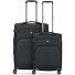 Gateway 4 ruote Set di valigie 2 pezzi con piega di espansione Variante black Gateway 4 ruote Set di valigie 2 pezzi con piega di espansione Variante black