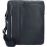 Borsa a tracolla quadrata nera in pelle 23 cm Variante nero Borsa a tracolla quadrata nera in pelle 23 cm Variante nero