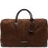  Travel Soft Borsa da viaggio Weekender Vera Pelle 54 cm Variante moka