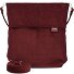  Mademoiselle.M Borsa a spalla 31 cm Variante cord bordeaux