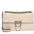  Love One Borsa a tracolla Pelle 26 cm Variante bianco seta-matt silver