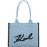  Skuare Borsa shopper 32 cm Variante monogram denim light blue