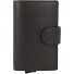  Bundenbach c-three custodia per carte di credito RFID in pelle 6,5 cm Variante darkbrown