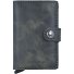 Miniwallet Vintage Custodia per carte di credito Portafoglio RFID in pelle 6,5 cm Variante olive black Miniwallet Vintage Custodia per carte di credito Portafoglio RFID in pelle 6,5 cm Variante olive black