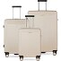  Linea 4 ruote Set di valigie 3 pezzi Variante beige