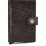  Miniwallet Portafoglio Protezione RFID Vera Pelle 6 cm Variante brown