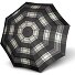  T.760 Ombrello a bastone 87 cm Variante check black & white