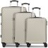 Paradise 2.0 4 ruote Set di valigie 3 pezzi con piega di espansione Variante eggshell Paradise 2.0 4 ruote Set di valigie 3 pezzi con piega di espansione Variante eggshell