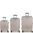  Mercury 4 ruote Set di valigie 3 pezzi Variante champagne