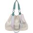  Limited Painted Straw Borsa a tracolla 43 cm Variante silver jade