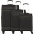  Travel Line 9504 4 ruote Set di valigie 3 pezzi con piega di espansione Variante black