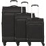 Travel Line 9504 4 ruote Set di valigie 3 pezzi con piega di espansione Variante black  Travel Line 9504 4 ruote Set di valigie 3 pezzi con piega di espansione Variante black