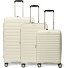 Travel Line 4700 4 ruote Set di valigie 3 pezzi con piega di espansione Variante cream white Travel Line 4700 4 ruote Set di valigie 3 pezzi con piega di espansione Variante cream white