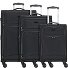 Travel Line 9204 4 ruote Set di valigie 3 pezzi con piega di espansione Variante schwarz Travel Line 9204 4 ruote Set di valigie 3 pezzi con piega di espansione Variante schwarz