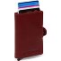  Baldwin Custodia per carta di credito Protezione RFID Vera Pelle 6.5 cm Variante red
