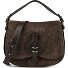  Mavery Borsa a spalla Vera Pelle 26 cm Variante fango-fango