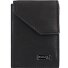  Portafoglio in nappa nera RFID in pelle 7 cm Variante schwarz