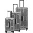  Crate Trunks 4 ruote Set di valigie 3 pezzi Variante stealth grey
