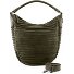Borsa a tracolla Animal S scanalata in pelle 33 cm Variante khaki green Borsa a tracolla Animal S scanalata in pelle 33 cm Variante khaki green