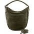  Borsa a tracolla Animal S scanalata in pelle 33 cm Variante khaki green