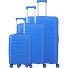  Pacific 4 ruote Set di valigie 3 pezzi Variante blue
