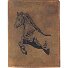  Portafoglio vintage in pelle di cavallo 9,5 cm Variante braun
