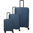  Air Stripe 4 ruote Set di valigie 3 pezzi con piega di espansione Variante navy