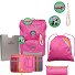  ErgoFlex Easy ECO Set di borse per la scuola 6 pezzi Variante Pink Planet