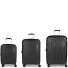  Infinity 4 ruote Set di valigie 3 pezzi con piega di espansione Variante negro