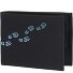  New Cryptan Portafoglio Protezione RFID 8.5 cm Variante schwarz-footsteps 2.0 cyan