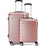  5583 4 ruote Set di valigie 2 pezzi Variante rosa