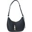  Goccia Borsa a spalla Vera Pelle 22 cm Variante nero 1