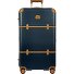 Trolley Bellagio a 4 ruote 82 cm Variante blu-cuoio Trolley Bellagio a 4 ruote 82 cm Variante blu-cuoio