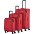  Chios 4 ruote Set di valigie 3 pezzi espandibile Variante rot