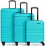  Munich 4.0 Set di valigie a 4 ruote, 3 pezzi con piega elastica Variante aqua dull