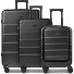  Dublin 4 ruote Set di valigie 3 pezzi espandibile Variante black