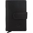  Nappa Custodia per carta di credito Protezione RFID Pelle 7 cm Variante black