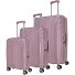Set di valigie Elvaa 4 rotoli 3 pz. Variante rosé Set di valigie Elvaa 4 rotoli 3 pz. Variante rosé