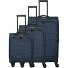  Skaii 4 ruote Set di valigie 3 pezzi espandibile Variante navy