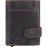  Portafoglio originale vintage RFID in pelle 8,5 cm Variante azur