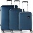  Voyage 4 ruote Set di valigie 3 pezzi Variante marineblau