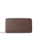 Portafoglio Bologna XL con zip in pelle 19 cm Variante taupe
