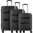 Travel Line 4300 4 ruote Set di valigie 3 pezzi Variante schwarz  Travel Line 4300 4 ruote Set di valigie 3 pezzi Variante schwarz