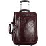  Blue Square 2 ruote Trolley business Vera Pelle 51 cm Vano porta PC Variante mahagonibraun